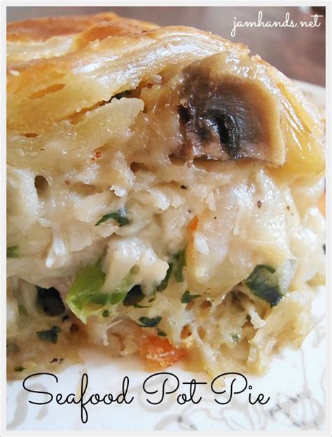 Seafood Pot Pie with Puff Pastry