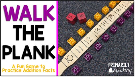 A Fun {and Easy} Math Game | Primarily Speaking