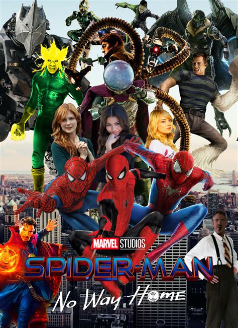 MCU Spider Man No Way Home Fanmade Poster by SP-Goji-Fan on DeviantArt