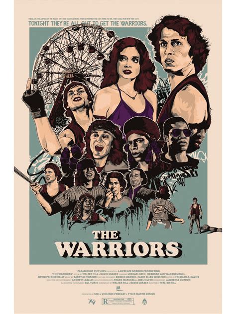 The Warriors by Tyler Martis - Home of the Alternative Movie Poster -AMP-