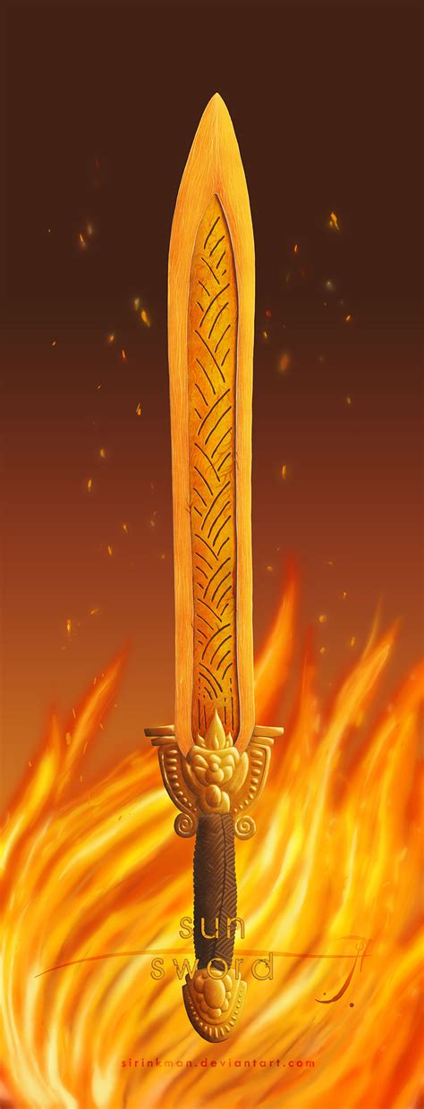 Sun sword [color] by SirInkman on DeviantArt