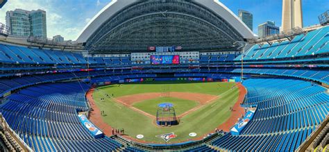 Rogers Centre, home of the Toronto Blue Jays. | Toronto blue jays, Blue jays, Toronto