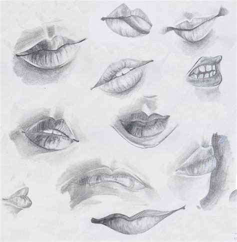 Realistic Mouth Drawing at PaintingValley.com | Explore collection of Realistic Mouth Drawing