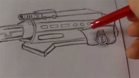 How To Draw A Robot Gun - YouTube