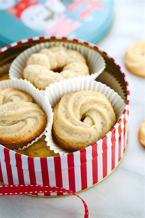 Vanilla Bean Danish Butter Cookie Recipe - Jessica Gavin