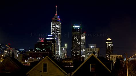 Indianapolis Skyline at Night [Explored] - a photo on Flickriver