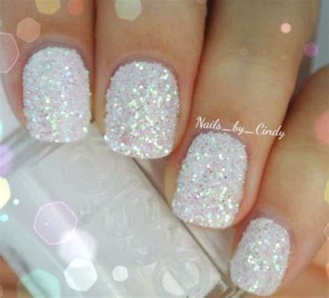 White Glitter Nails Pictures, Photos, and Images for Facebook, Tumblr, Pinterest, and Twitter