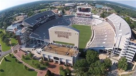 Awesome drone footage of Davis Wade Stadium and the new north endzone ...