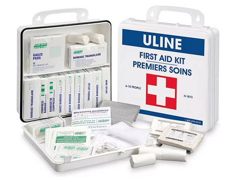 Uline First Aid Kit - Ontario, 6-15 Person H-1873 - Uline