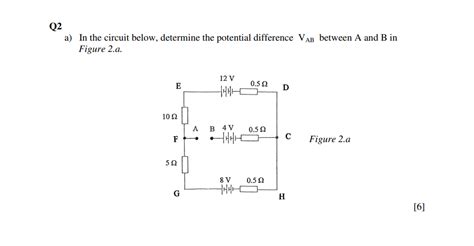 homework and exercises - British Physics Olympiad Round 1 2010 Q2a - Find potential difference ...