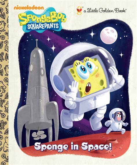 Spongebob Squarepants Sponge In Space Little Golden Book | ComicHub