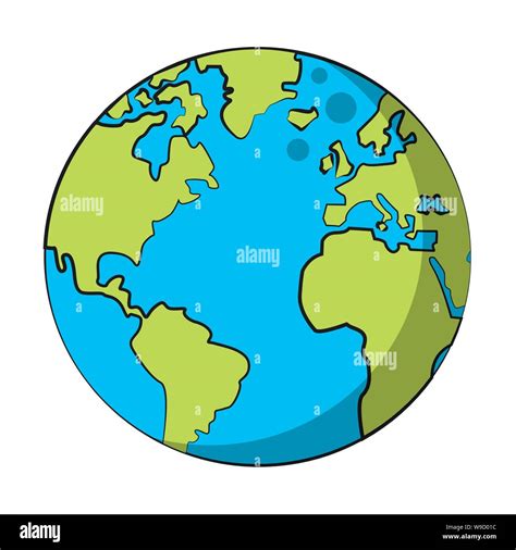 world map earth globe cartoon Stock Vector Image & Art - Alamy