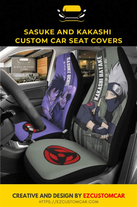 Kakashi and Sasuke Naruto Car Seat Covers | Carseat cover, Car seats, Seat covers