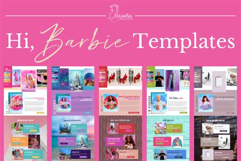 Barbie Website Template - jalexandriacreative.com