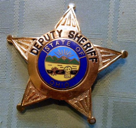 State of Ohio Deputy Sheriff's Police Badge by Gotyour6 on Etsy