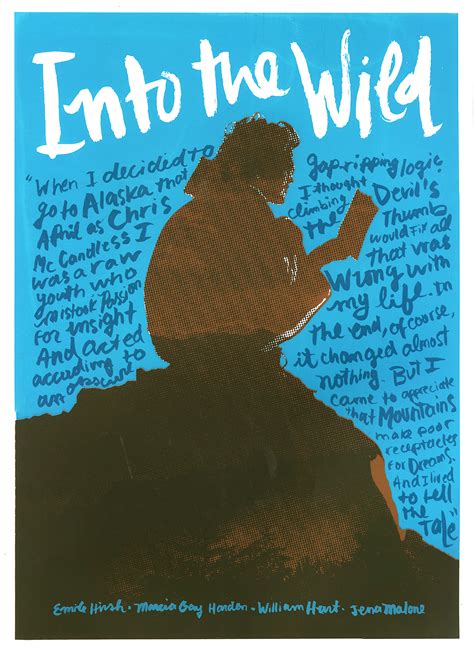 'Into The Wild' Movie Poster (Silkscreen) on Behance