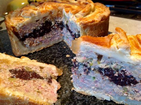 Piccalilli & black pudding pork pie with a cider jelly – Phil's Home Kitchen