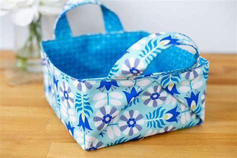 20 Free Fabric Basket Patterns that are Fast and Easy! | Sewing patterns free, Fabric baskets ...