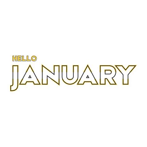 Vector design for greeting Hello January 14762642 Vector Art at Vecteezy