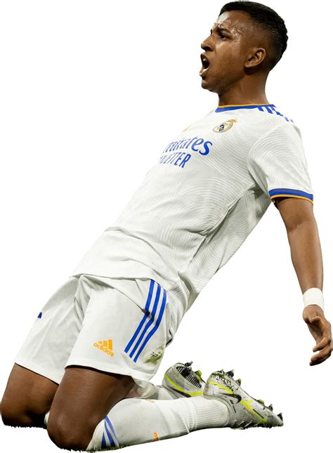 Rodrygo Goes Real Madrid football render - FootyRenders