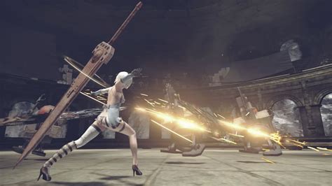 NieR: Automata gameplay on Nintendo Switch