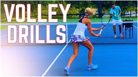 Tennis Volley Drills | Improve Your Power, Control, Placement, and Footwork - YouTube