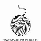 Yarn Coloring Pages sketch template