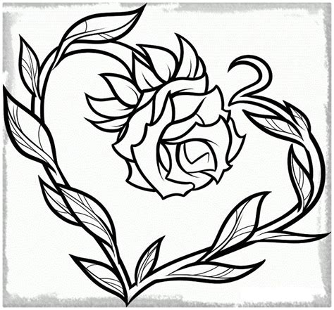 Rosas Imagenes De Amor Para Dibujar A Lapiz Faciles