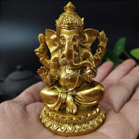 YODOOLTLY Gold Lord Ganesha Statues Review - Indian Hindu Gods