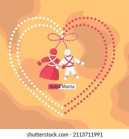 Invitation Cards On Festivity Baba Marta Stock Illustration 2107973114 | Shutterstock