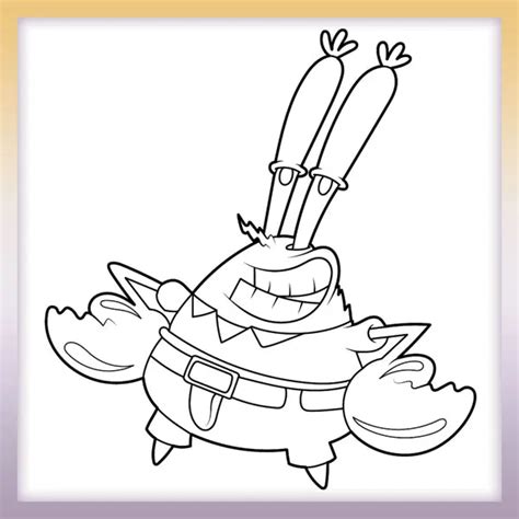 Mr Krabs And Plankton Coloring Pages