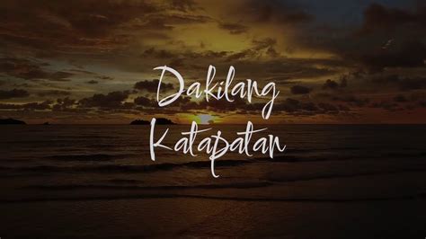 Dakilang Katapatan (with lyrics) - YouTube