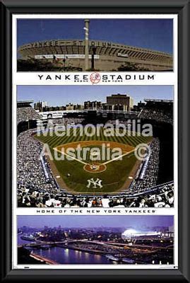 Yankee Stadium Framed Poster :: Baseball :: Sports Memorabilia ...