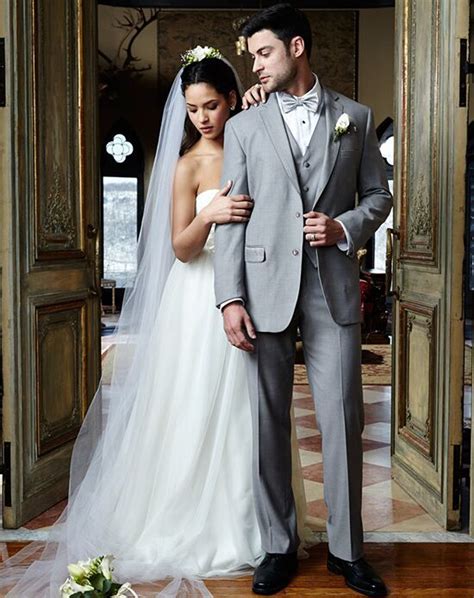 Light Grey Wedding Suit