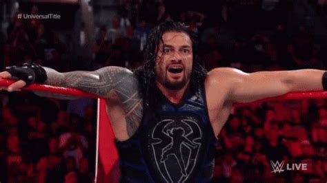 Roman Woah Roman Reigns GIF - Roman Woah Roman Reigns Reigns Shocked ...