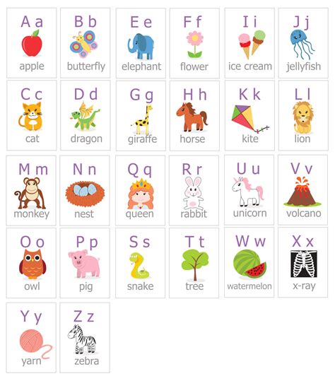 Alphabet Poster Printable Free - Printable Word Searches