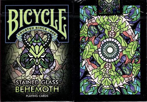 Stained Glass Behemoth Bicycle Playing Cards – PlayingCardDecks.com