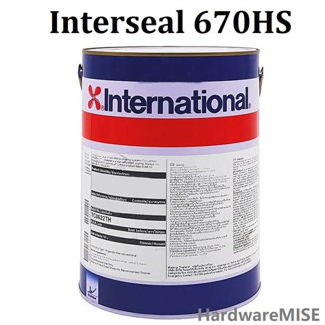 Interseal 670HS Epoxy Primer EGA236-Grey Marine Coating International ...