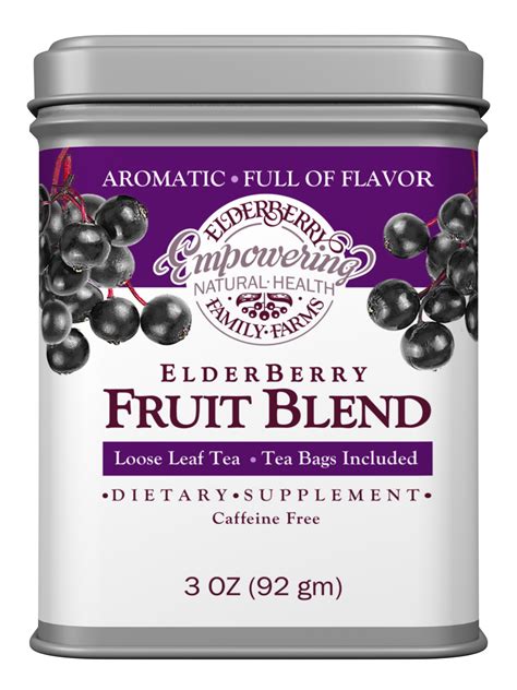 Elderberry Fruit Blend Tea Tin - Elderberry Family Farms