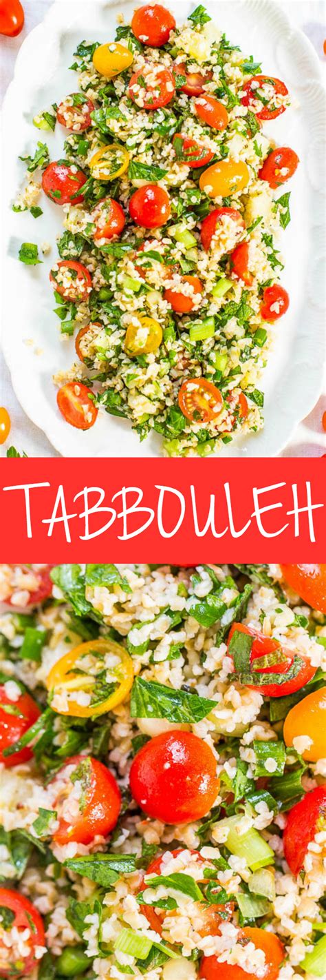 Easy Tabbouleh Recipe (Naturally Vegan & Healthy!) - Averie Cooks