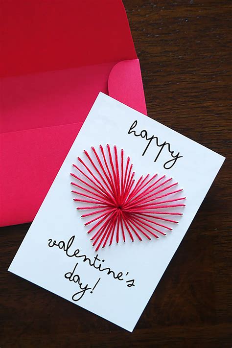 Diy Valentines Day Cards With Pasta Easy Using Simple Folded Paper Hearts