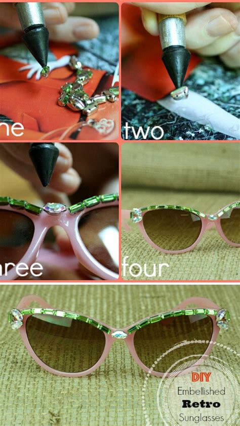 20+ Creative DIY Sunglasses Makeovers - Summer DIY Projects