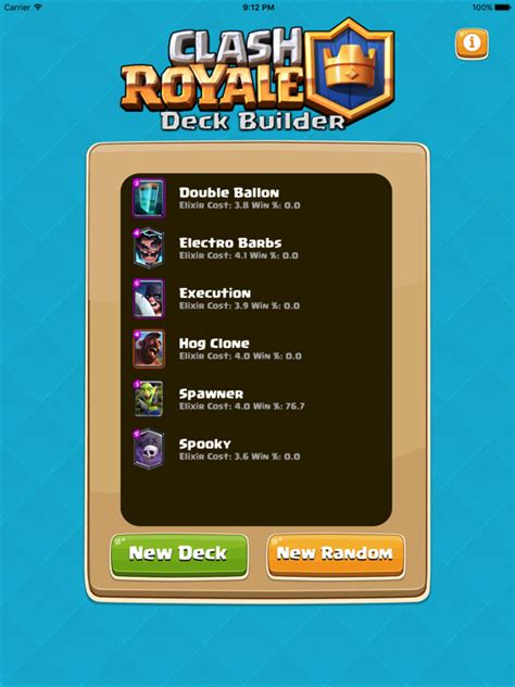 Deck Builder For Clash Royale - Building Guide | App Price Drops