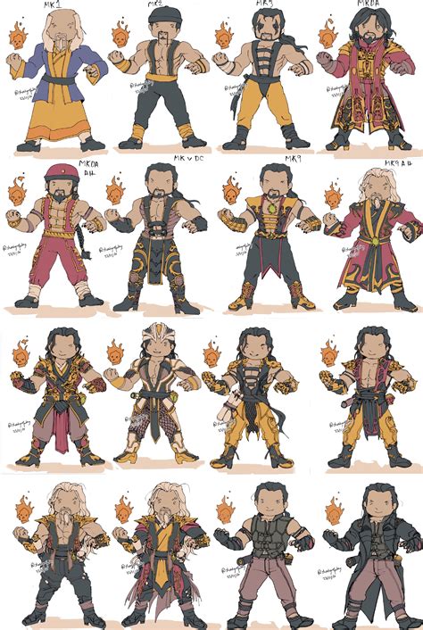 Shang Tsung looks over the years (my art) : r/MortalKombat