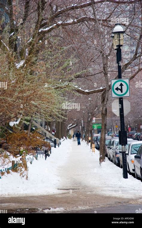 Montreal in the winter Stock Photo - Alamy