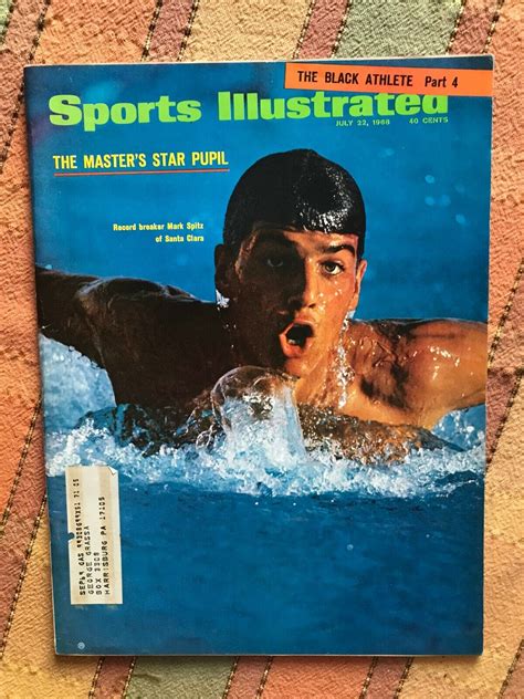 MARK SPITZ SPORTS ILLUSTRATED 1968 OLYMPICS SWIMMING | eBay