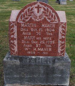 Martin Maher (Unknown-1904) - Find A Grave Memorial