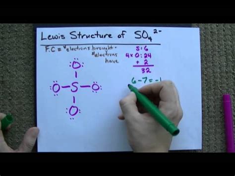 So4 2 Lewis Structure With Formal Charges