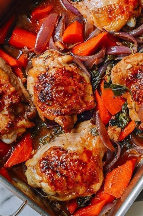 Thai Roasted Chicken Thighs Recipe - The Woks of Life