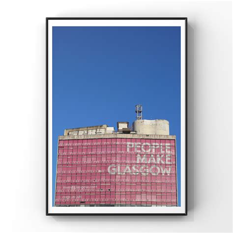 People Make Glasgow Print | Simply The West Prints